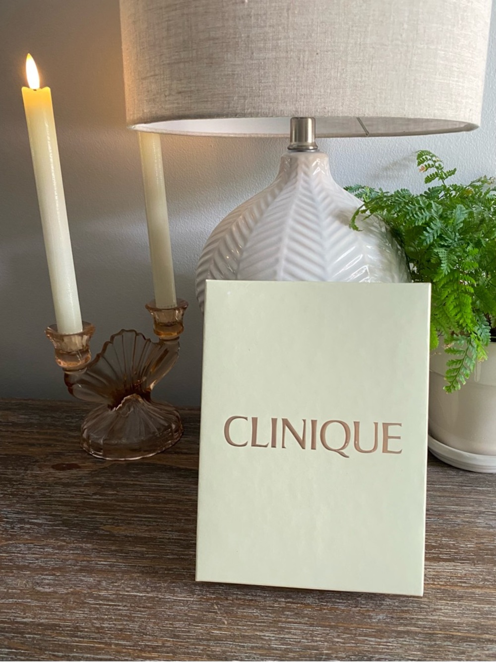 RARE Clinique Wrappings Gift Set .85oz Spray 3.4 oz Body Smoother Box Set NEW